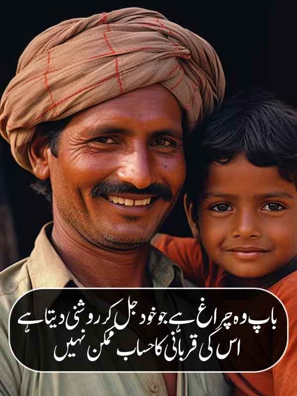 Father Quotes in Urdu Text